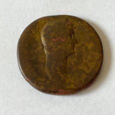Monedas Imperio Romano: MONEDA IMPERIO ROMANO. ADRIANO-HADRIANO. 117-138 DC. SESTERCIO ORIGINAL.