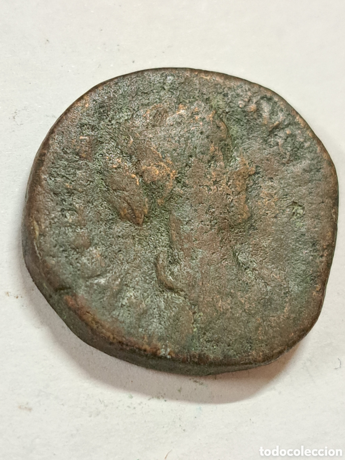 Monedas Imperio romano: Sestercio de diva Faustina esposa de Antoninus Pius - Foto 1