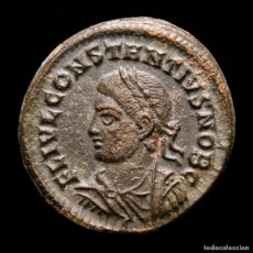 Monedas Imperio Romano: CONSTANCIO II. Æ FOLLIS - PROVIDENTIAE CAESS / MNΔ NICOMEDIA