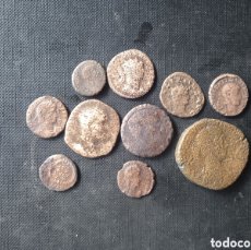 Monedas Imperio Romano: CONJUNTO DE 10 MONEDAS ROMANAS SEXTERCIO Y ASES