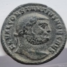 Monedas Imperio Romano: CONSTANCIO I FOLLIS ANTIOQUIA MARCA ESTRELLA