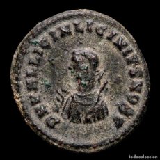Monedas Imperio Romano: LICINIO II 317-324 FOLLIS, HERACLEA, PROVIDENTIAE CAESS MHTΔ PUERTA
