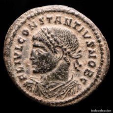 Monedas Imperio Romano: CONSTANCIO II FOLLIS PROVIDENTIAE CAESS S-F // QCONST (3196)