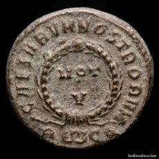 Monedas Imperio Romano: LICINIO II CESAR Æ FOLLIS ROME CAESARVM NOSTRORVM. VOT / V