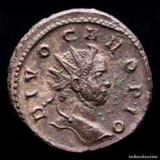 Monedas Imperio Romano: ROMA IMPERIO DIVO CARO ANTONINIANO. CONSECRATIO / II EAGLE