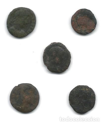 Monedas Imperio romano: 5 roman coins (02) - Foto 1