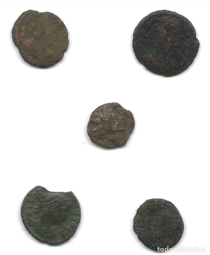 Monedas Imperio romano: 5 roman coins (03) - Foto 1