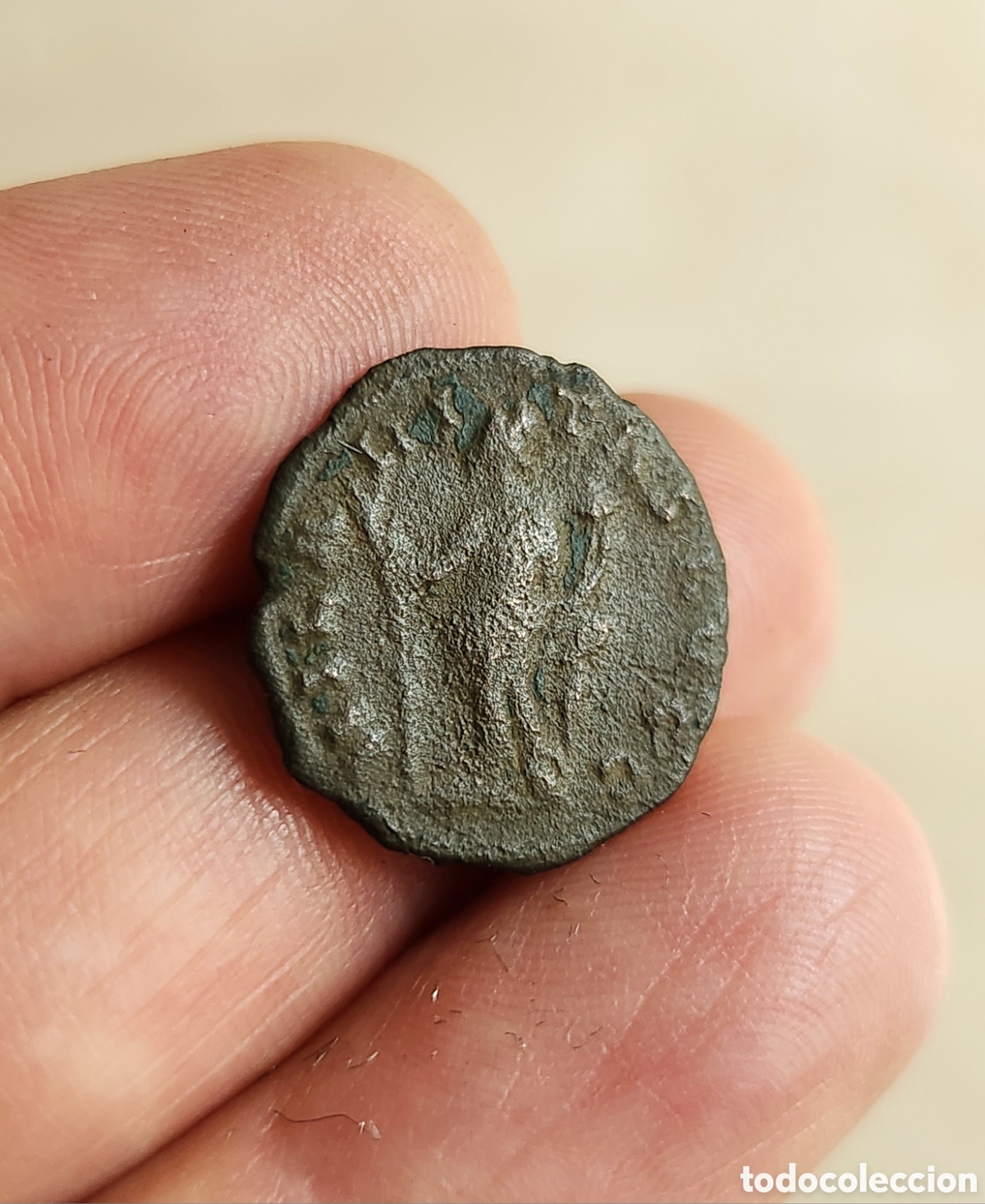 Monedas Imperio romano: Bonito T&eacute;trico moneda romana - Foto 2