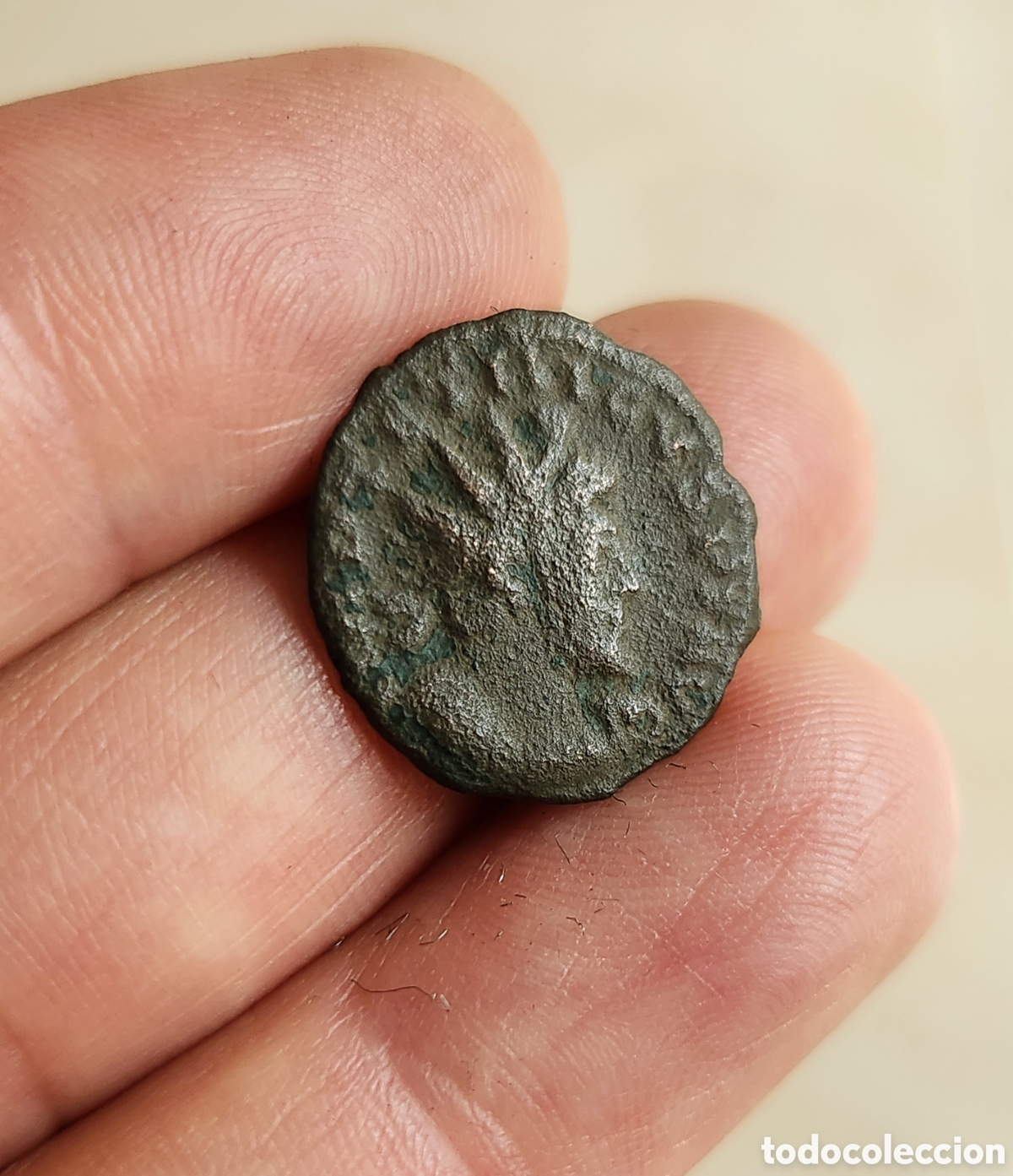 Monedas Imperio romano: Bonito T&eacute;trico moneda romana - Foto 5