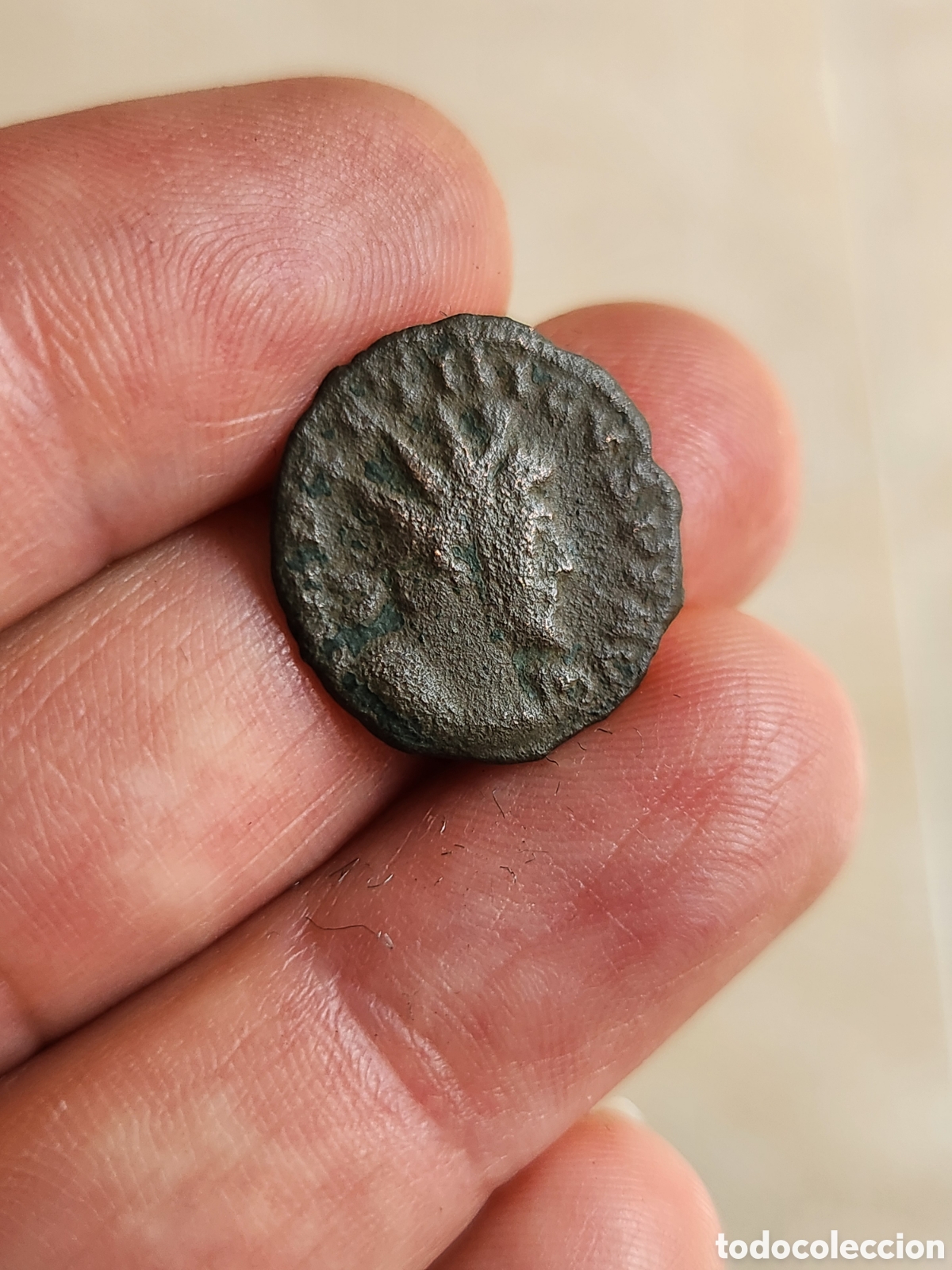Monedas Imperio romano: Bonito T&eacute;trico moneda romana - Foto 6