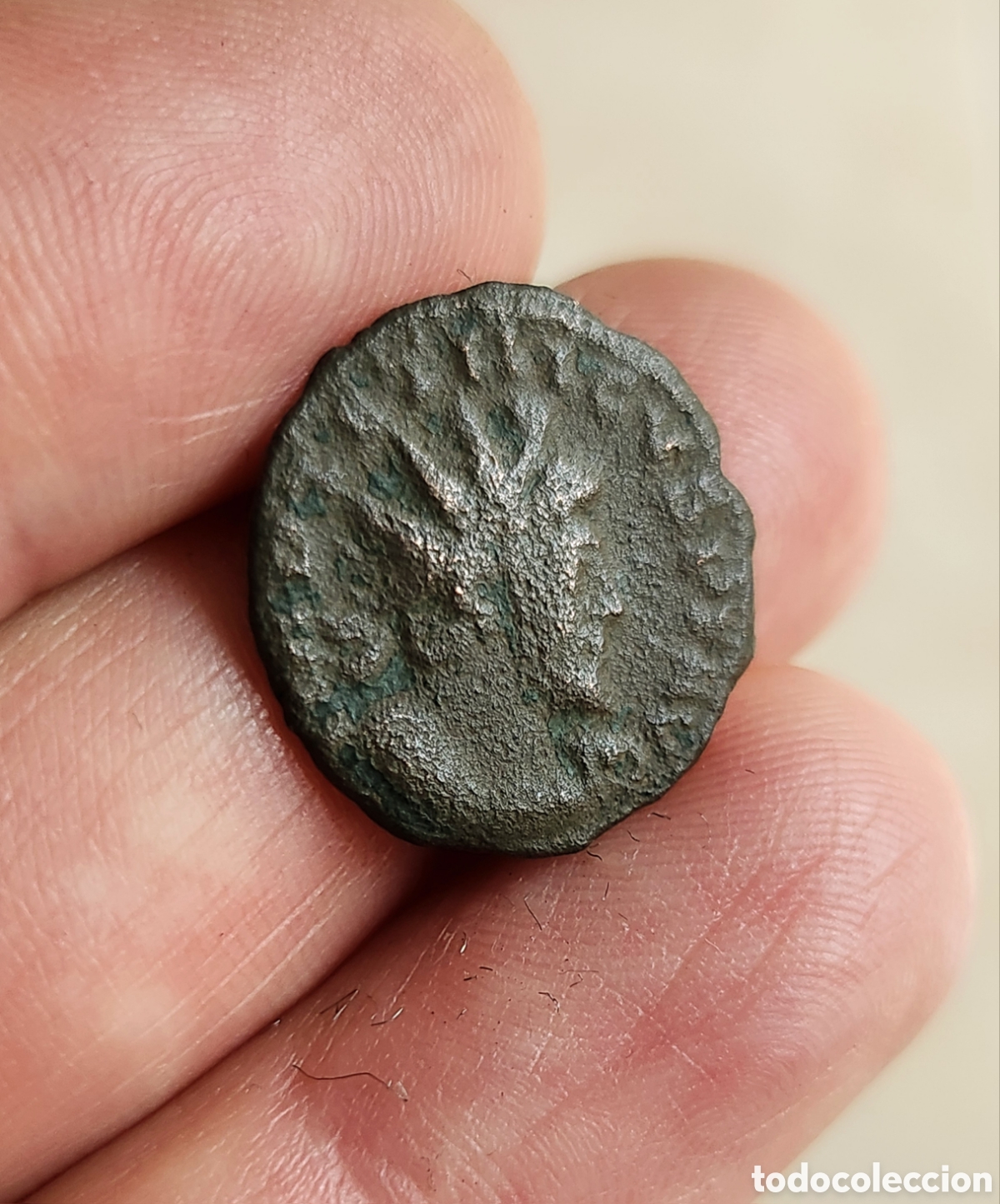 Monedas Imperio romano: Bonito T&eacute;trico moneda romana - Foto 3