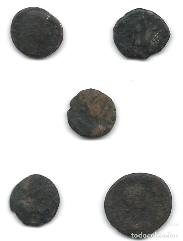 Monedas Imperio romano: 5 roman coins (04) - Foto 1