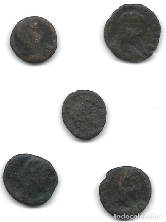 Monedas Imperio romano: 5 roman coins (06) - Foto 1