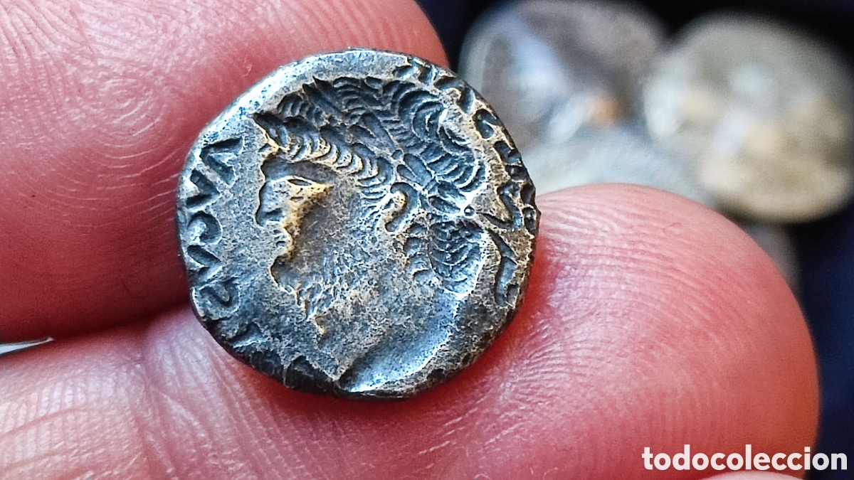 Monedas Imperio romano: Denario Ner&oacute;n incuso - Foto 2