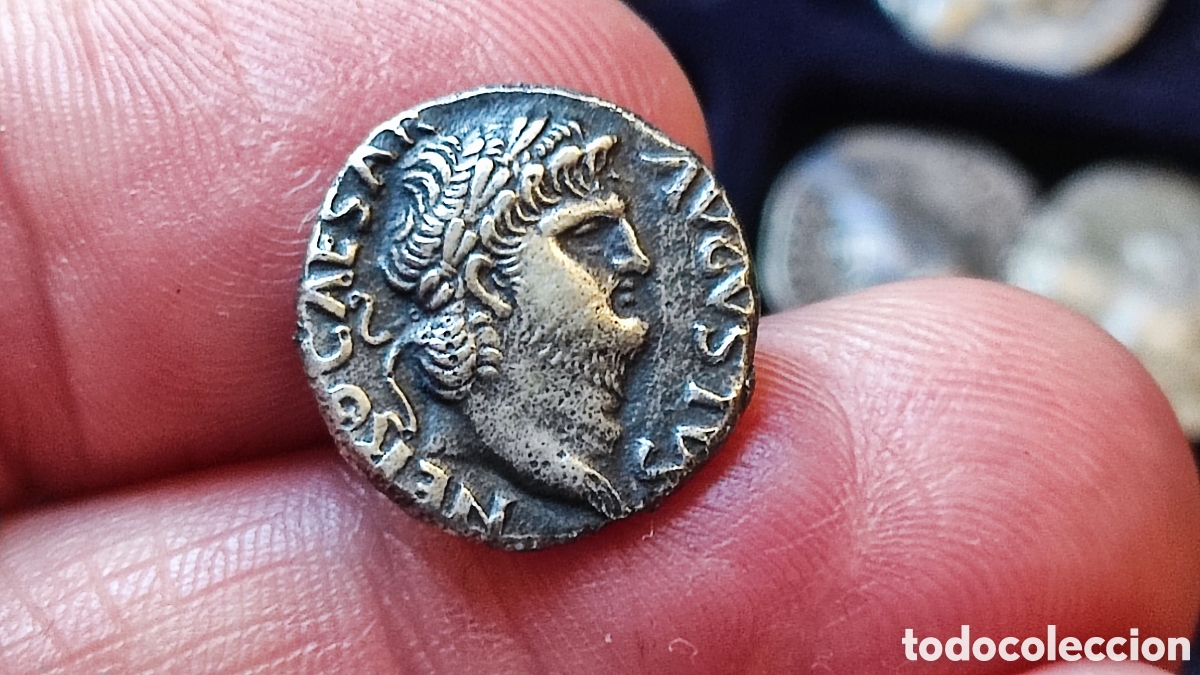 Monedas Imperio romano: Denario Ner&oacute;n incuso - Foto 1