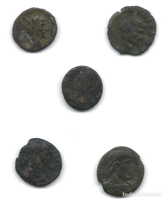 Monedas Imperio romano: 5 roman coins (08) - Foto 1