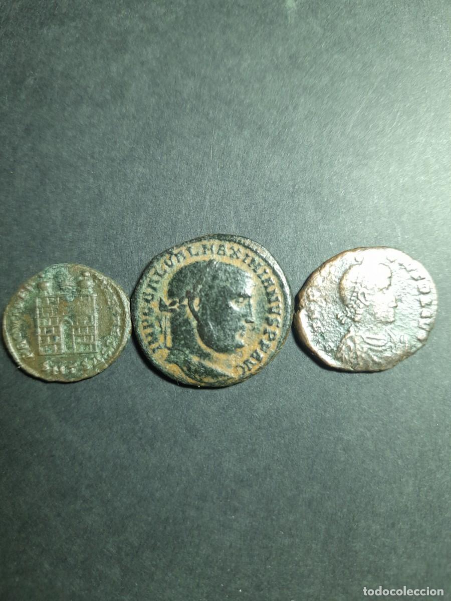 Monedas Imperio romano: LOTE 3 MONEDAS - Foto 1