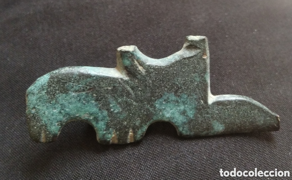 Monedas Imperio romano: Bot&oacute;n Romano de bronce Zoomorfo - Foto 1