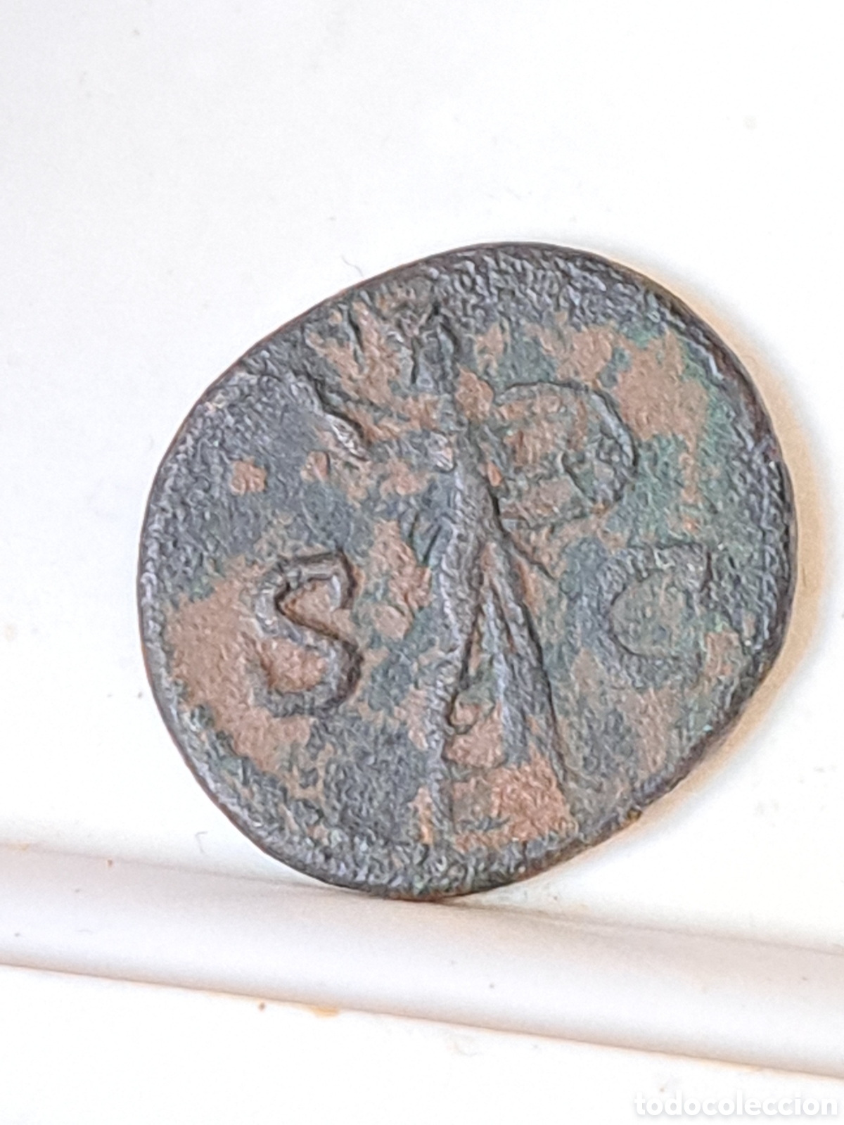 Monedas Imperio romano: Moneda romana As de Claudio en excelente estado - Foto 2