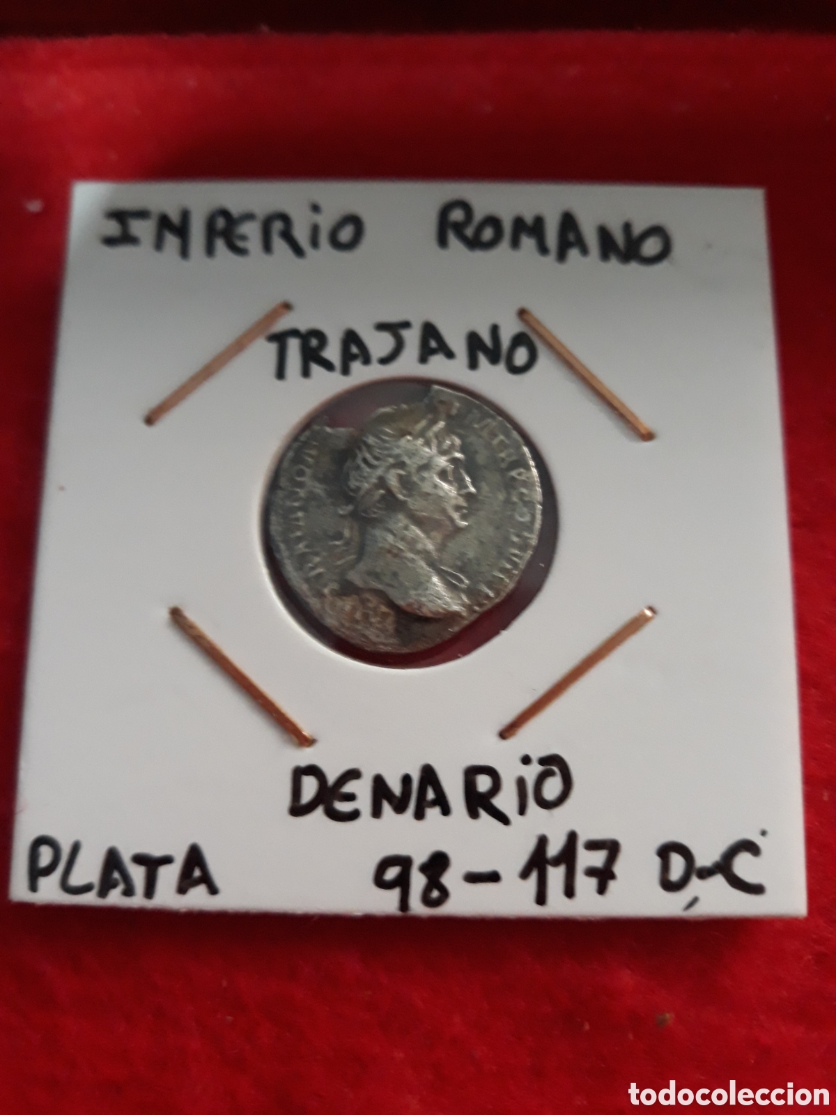 Monedas Imperio romano: Imperio Romano Denario Trajano - Foto 1