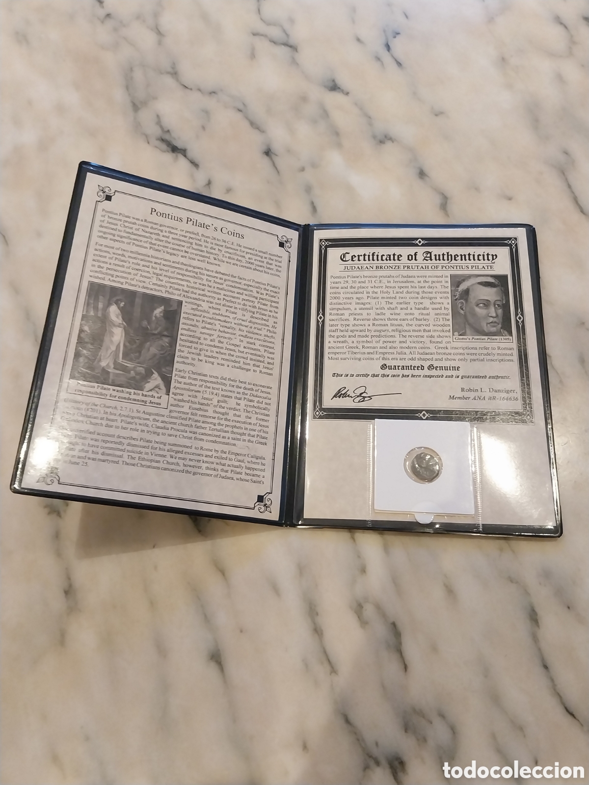 Monedas Imperio romano: Raro Prutah d Poncio Pilato. - Foto 2
