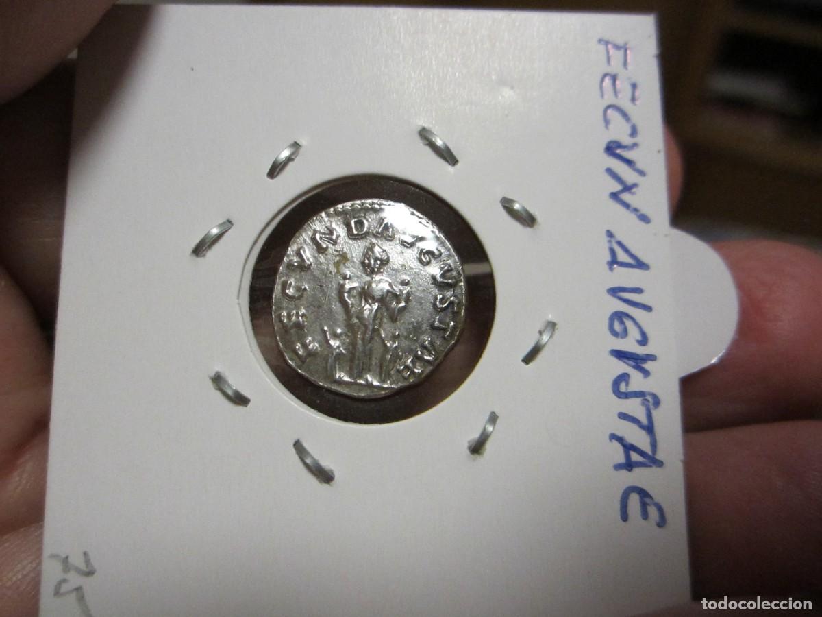 Monedas Imperio romano: DENARIO ROMANO DE FAUSTINA LA MENOR - Foto 2