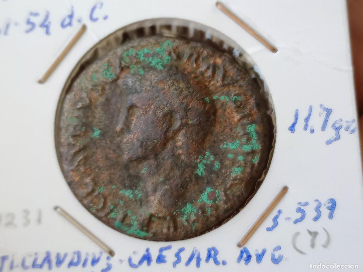 Monedas Imperio romano: As romano de Claudio - Foto 3
