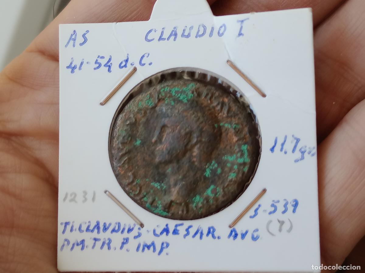Monedas Imperio romano: As romano de Claudio - Foto 1