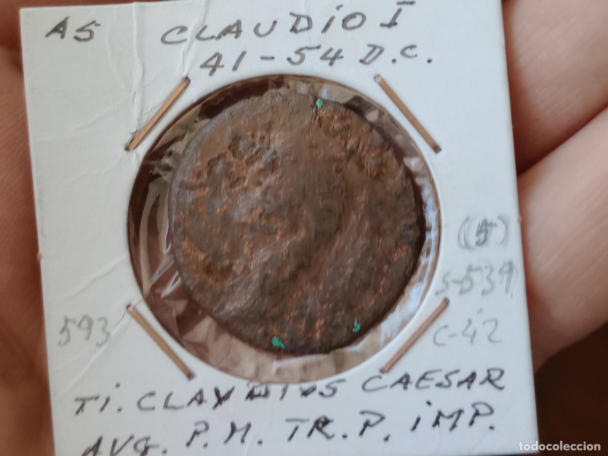 Monedas Imperio romano: As romano de Claudio - Foto 2
