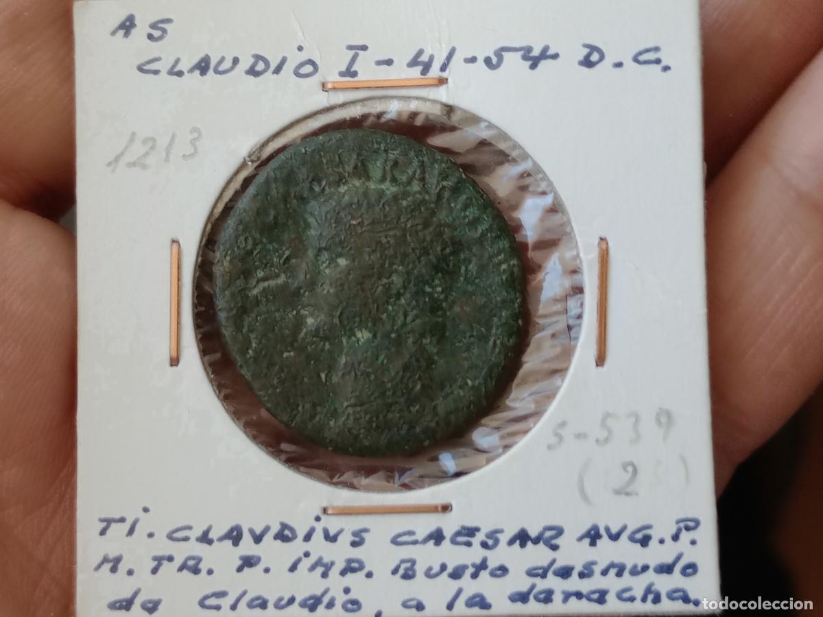 Monedas Imperio romano: As romano de Claudio - Foto 1