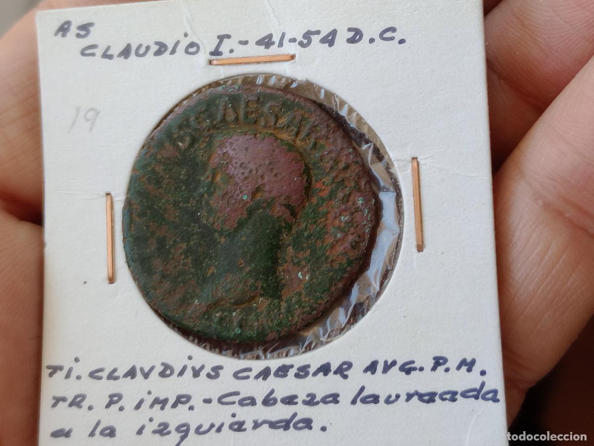 Monedas Imperio romano: As romano de Claudio - Foto 1