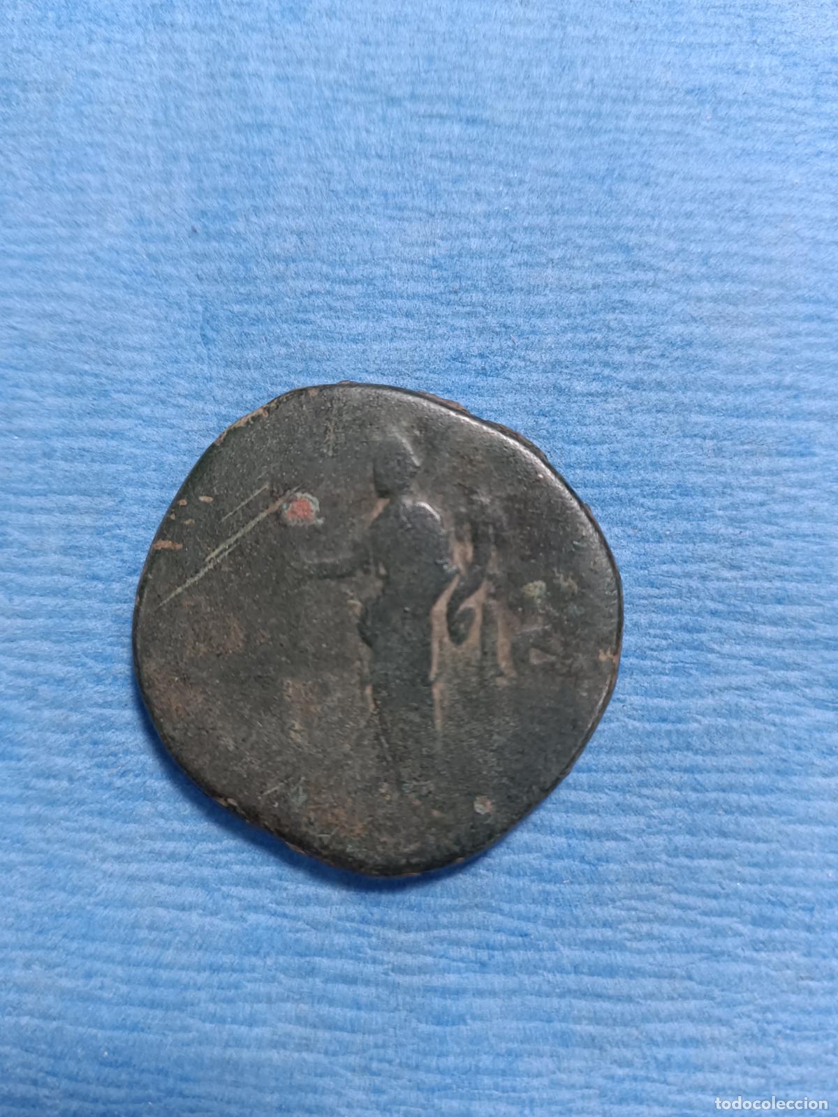 Monedas Imperio romano: Sestercio romano de Faustina hija - Foto 2