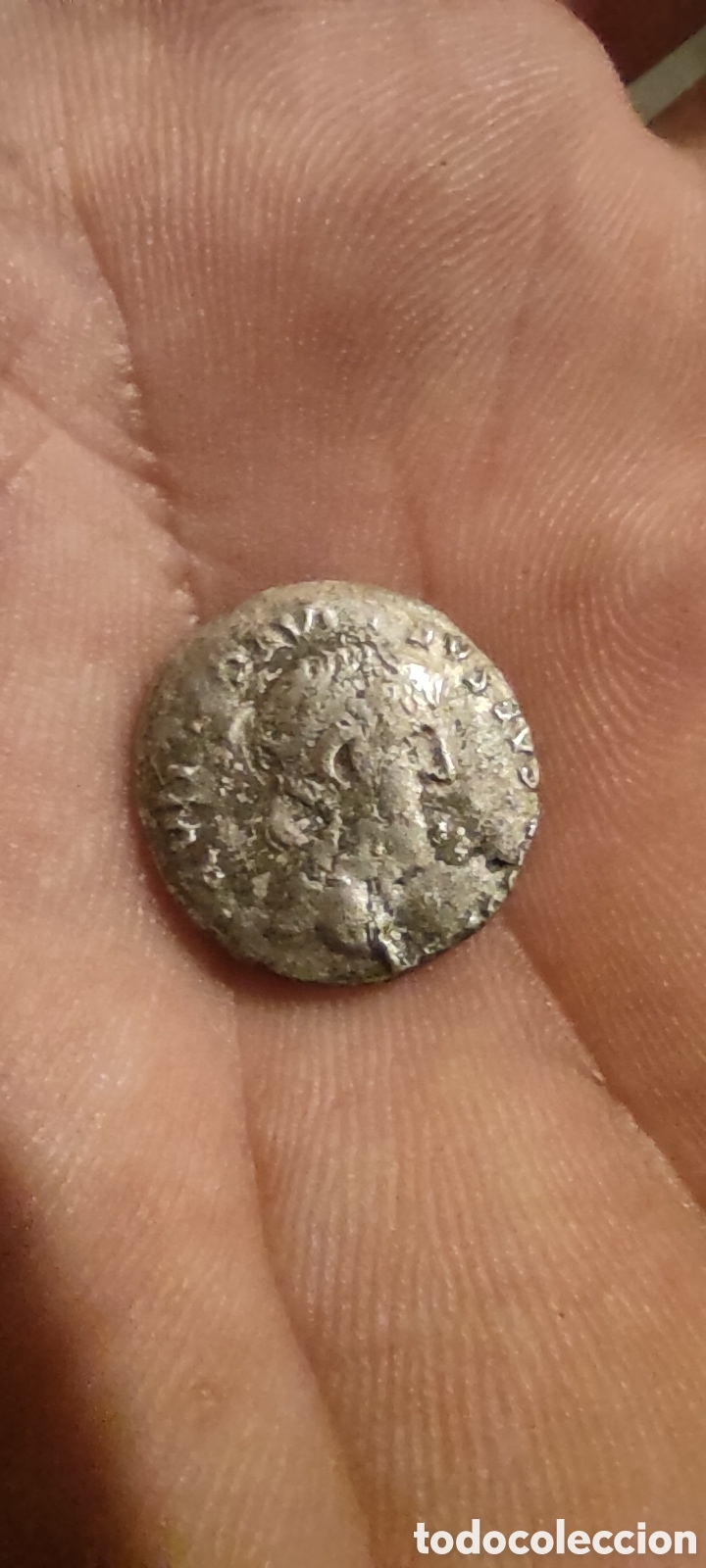 Monedas Imperio romano: Denario del emperador Neron, raro - Foto 1