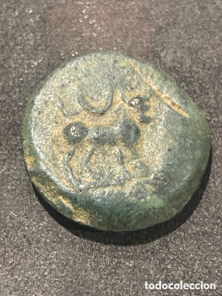 Monedas Imperio romano: MONEDA ROMANA SEMIS CASTULO - Foto 2