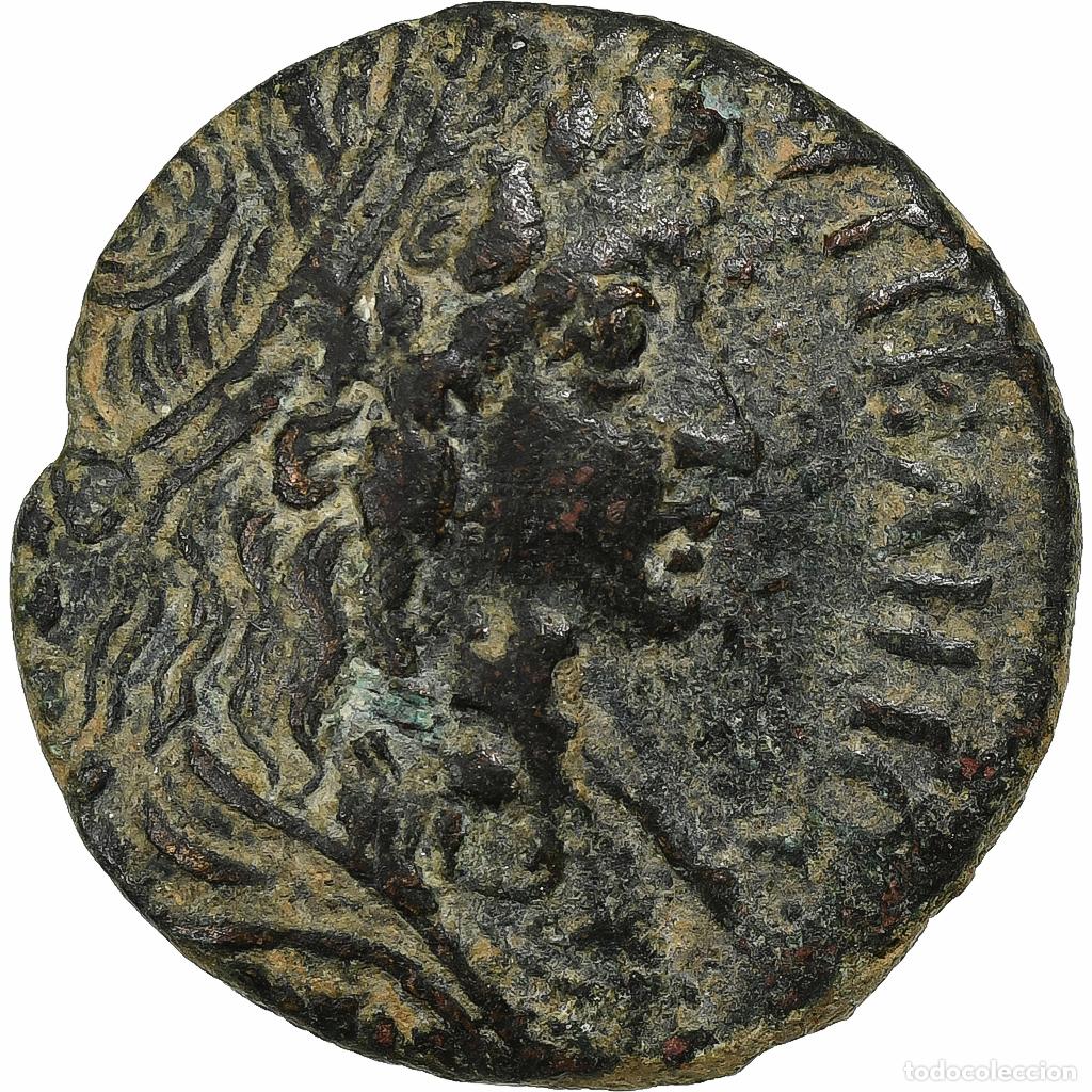 Monedas Imperio romano: [#1505610] Caria, Pseudo-autonomous, &AElig; Unit, 2nd-3rd centuries AD, Trapezopolis, Bronce - Foto 1