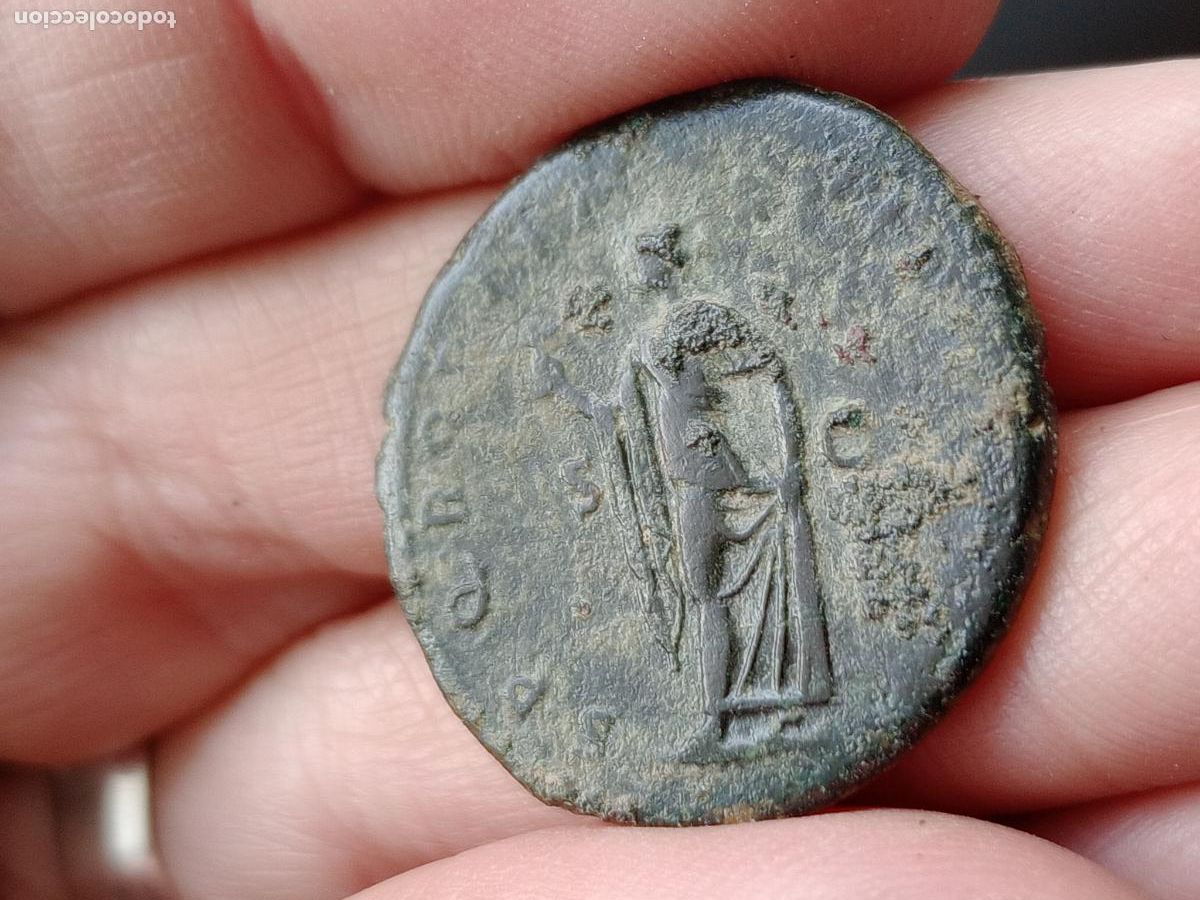 Monedas Imperio romano: Buen dupondio de Trajano