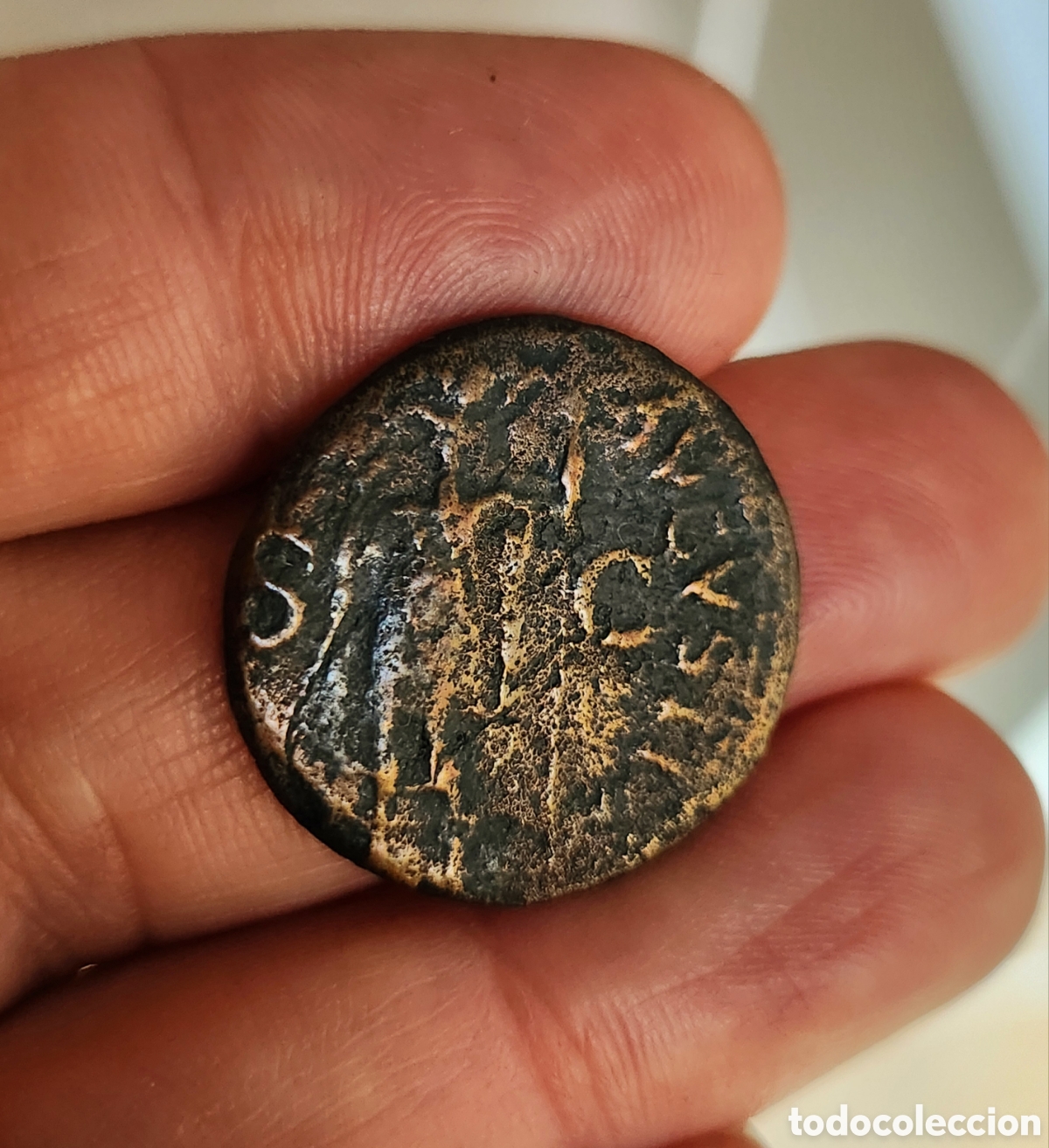 Monedas Imperio romano: As de Claudio moneda romana - Foto 4