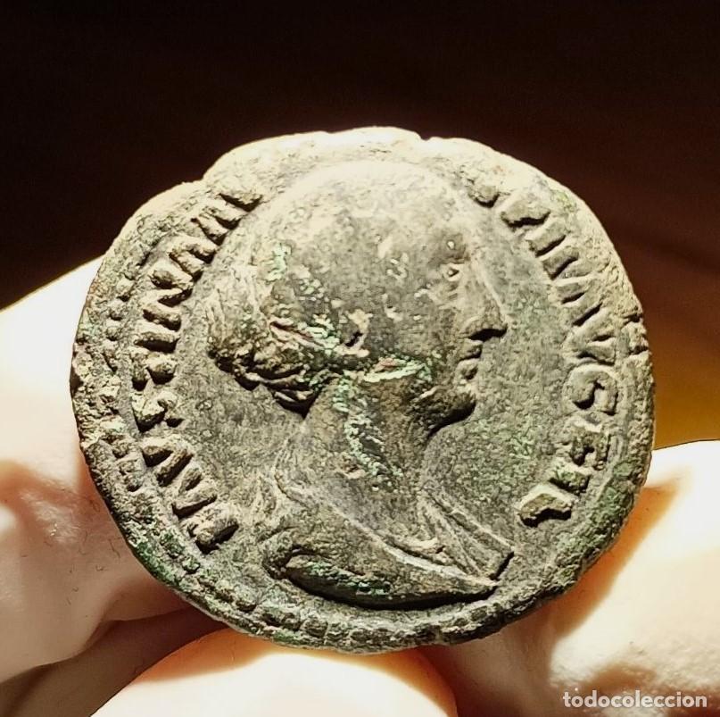 Monedas Imperio romano: Moneda romana // Ae As Faustina II // VENVS, S-C - Foto 1