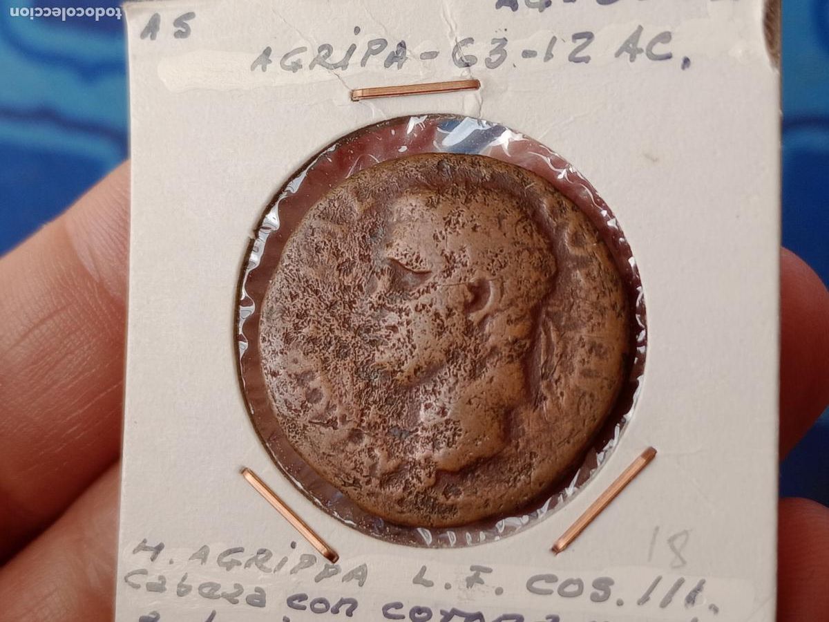 Monedas Imperio romano: As romano de Agripa. AGRIPPA - Foto 2