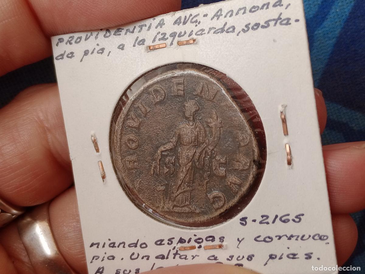 Monedas Imperio romano: BUEN SESTERCIO DE ALEJANDRO SEVERO ROMA - Foto 2