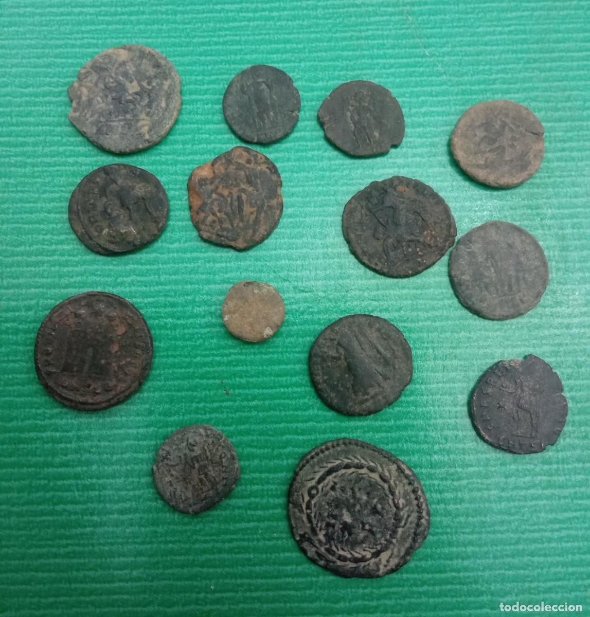Monedas Imperio romano: Lote de monedas de &eacute;poca romana - Foto 2