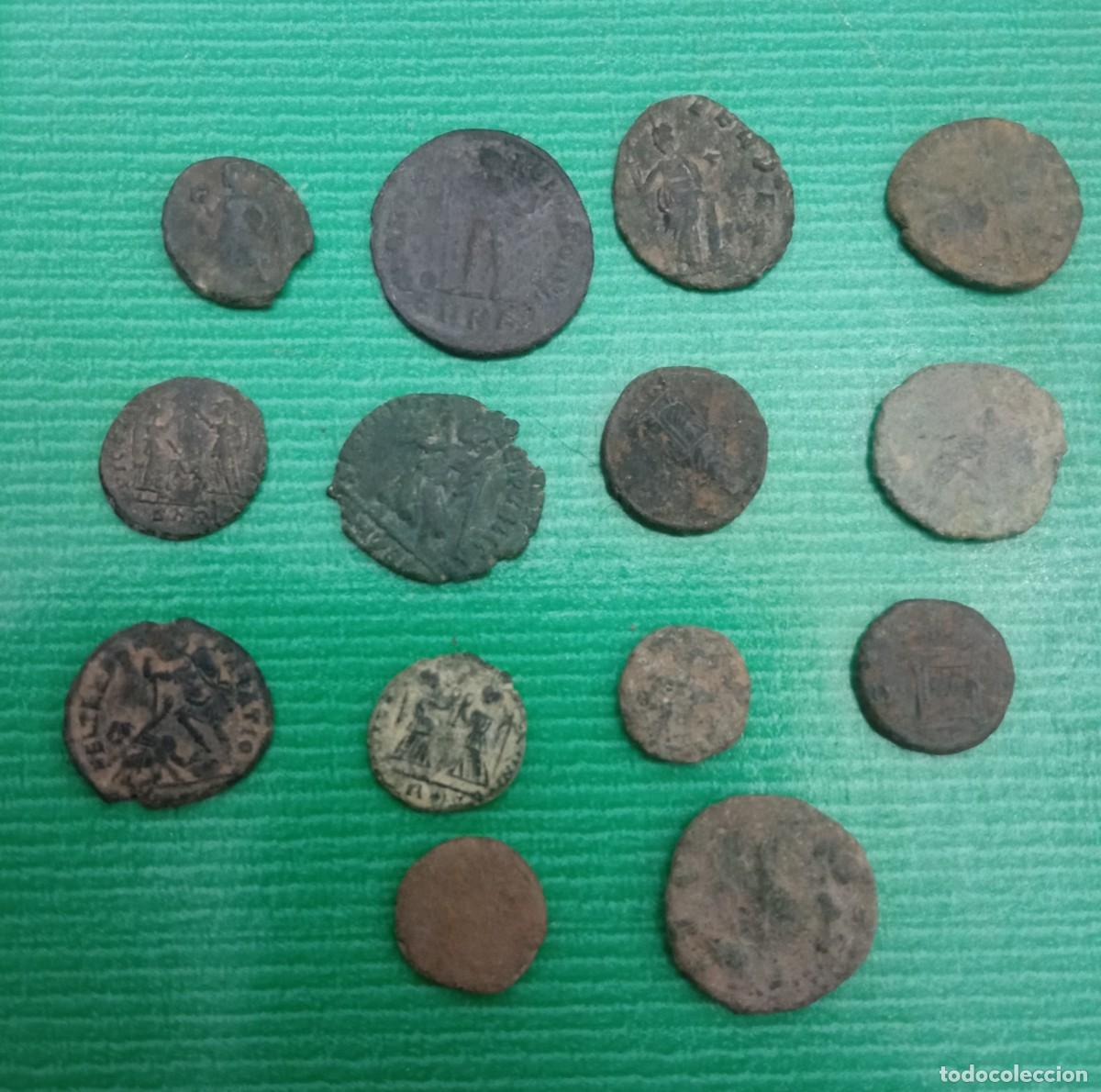 Monedas Imperio romano: Lote de monedas de &eacute;poca romana - Foto 2