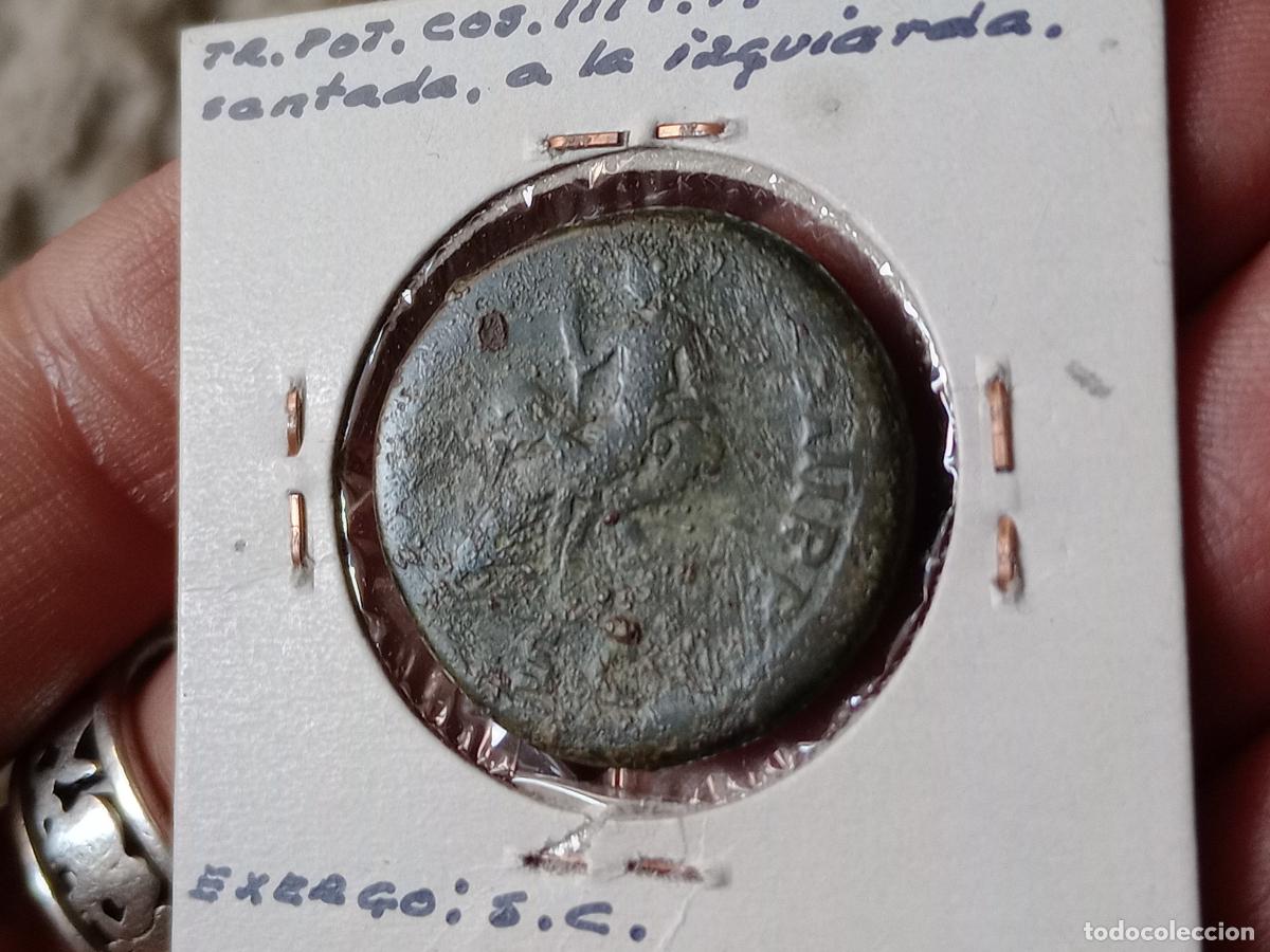 Monedas Imperio romano: Dupondio romano de Trajano - Foto 2