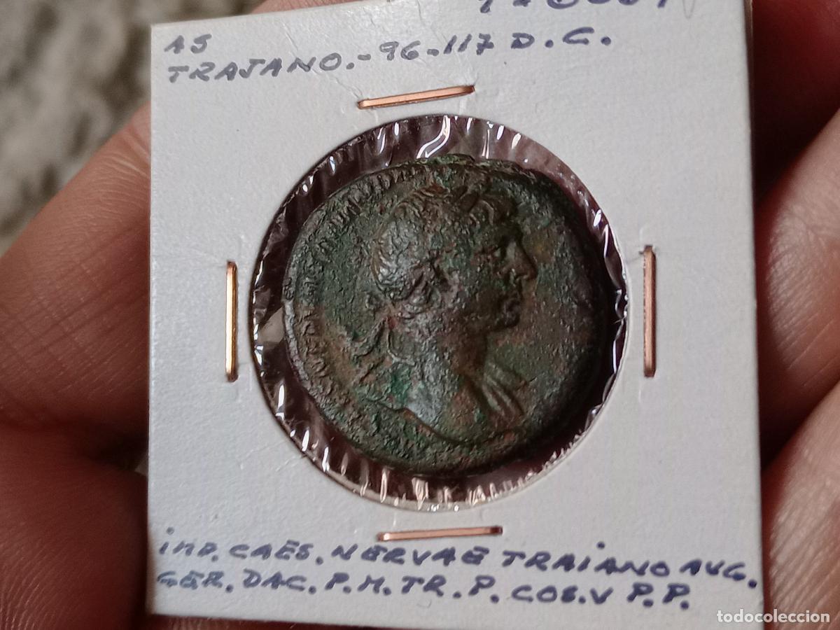 Monedas Imperio romano: As romano de Trajano - Foto 1