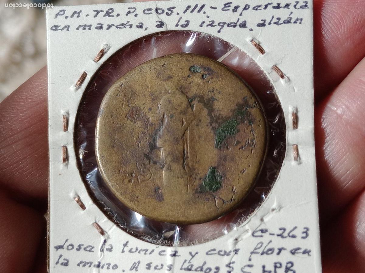 Monedas Imperio romano: Sestercio romano de Adriano - Foto 2