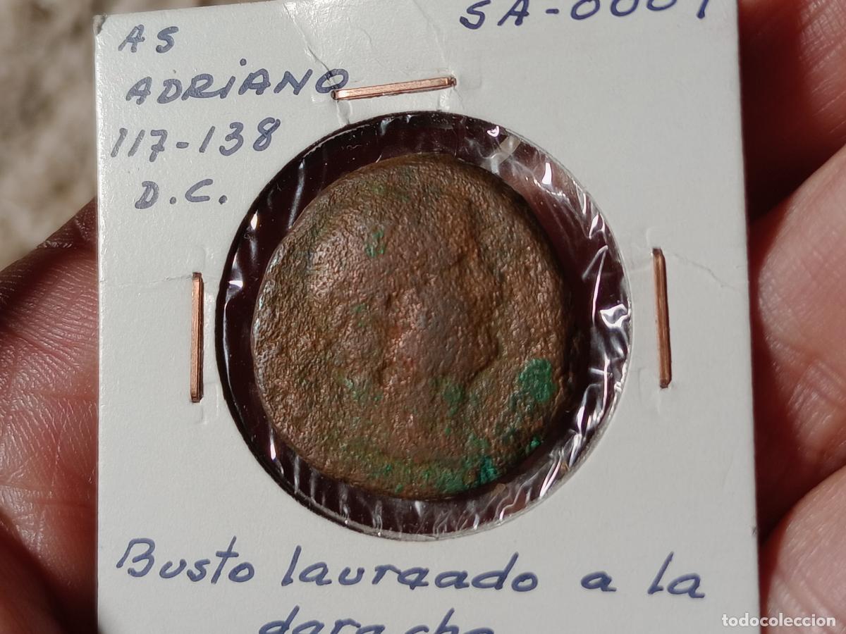 Monedas Imperio romano: As romano de Adriano - Foto 1