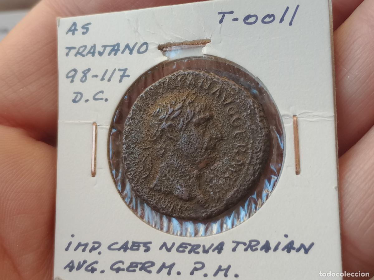 Monedas Imperio romano: As romano de Trajano - Foto 1