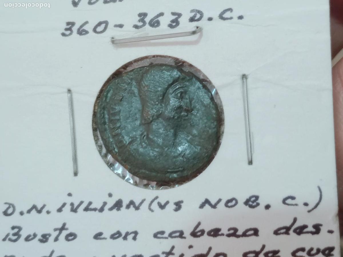 Monedas Imperio romano: Juliano II. Cobre AE 3 - Foto 1