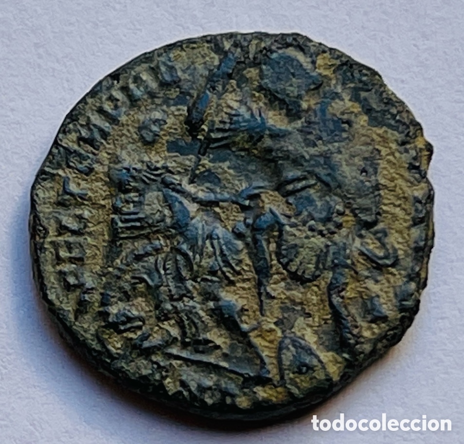 Monedas Imperio romano: Maiorina Constancio II Constantinopolis - Foto 2