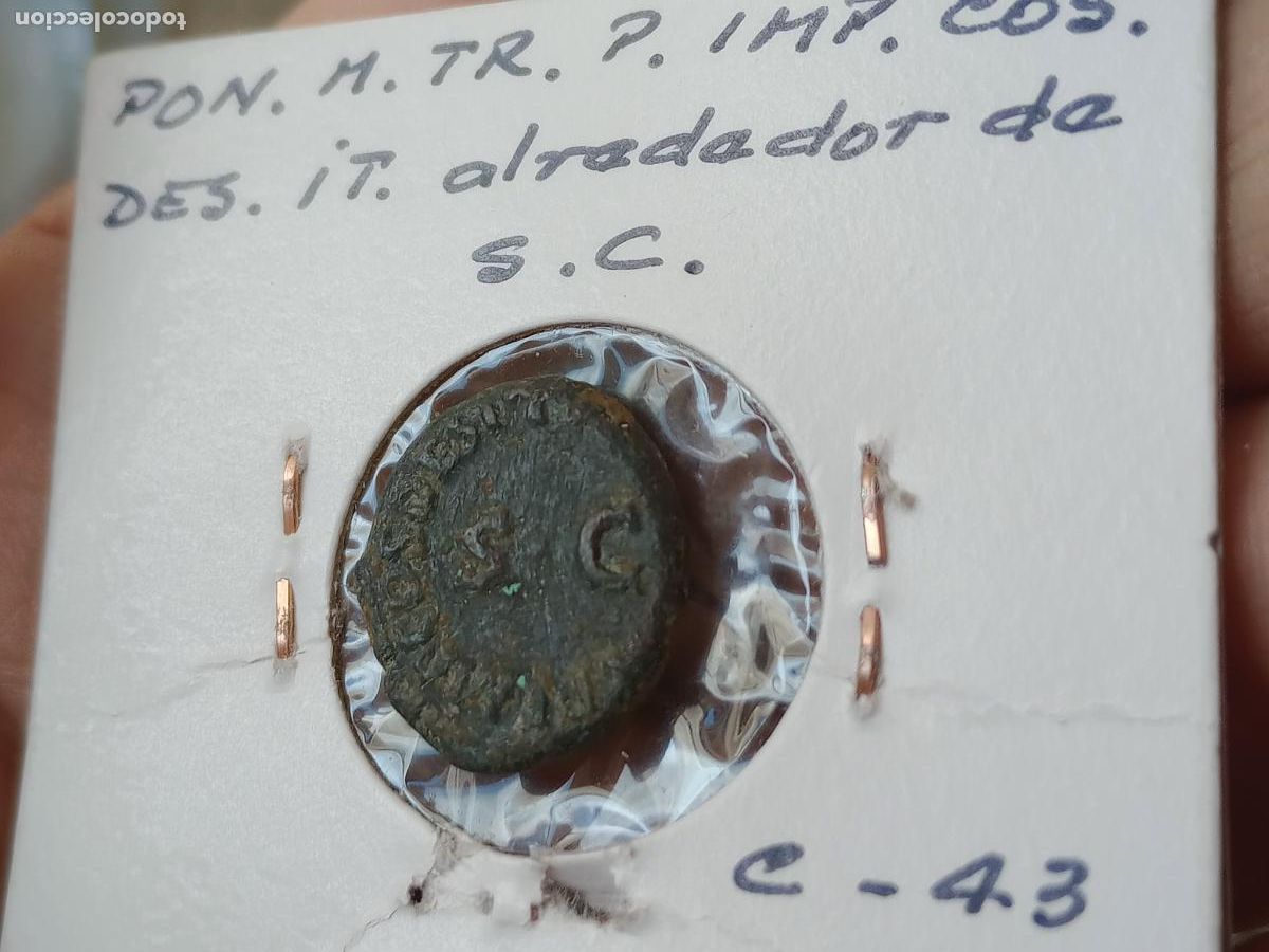 Monedas Imperio romano: Cuadrante de Claudio I - Foto 2